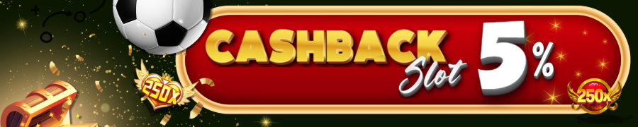 BONUS CASHBACK SLOT 5%