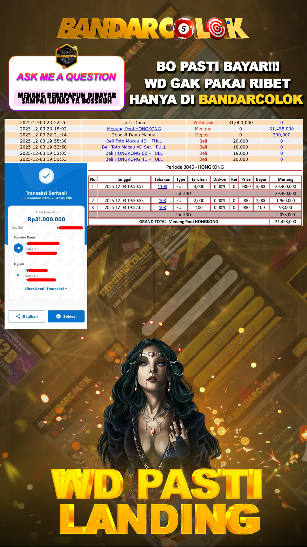 Jackpot TOGEL BANDARCOLOK