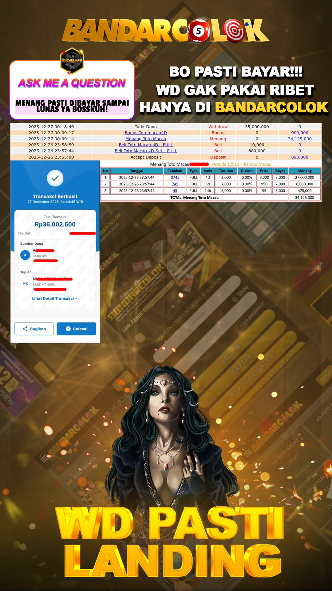 Jackpot TOGEL BANDARCOLOK