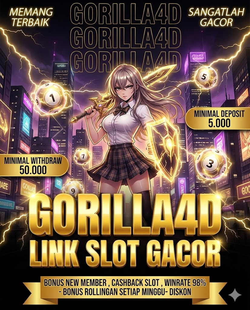 GORILLA4D: Edukasi Lengkap Slot Gacor & Cara Membaca RTP di Situs Terpercaya 24 Jam