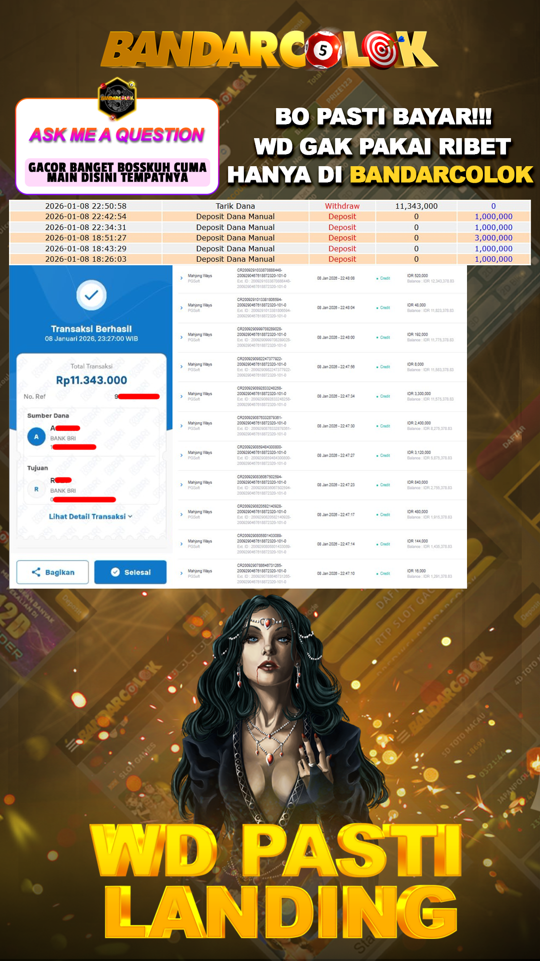 Jackpot SLOT BANDARCOLOK