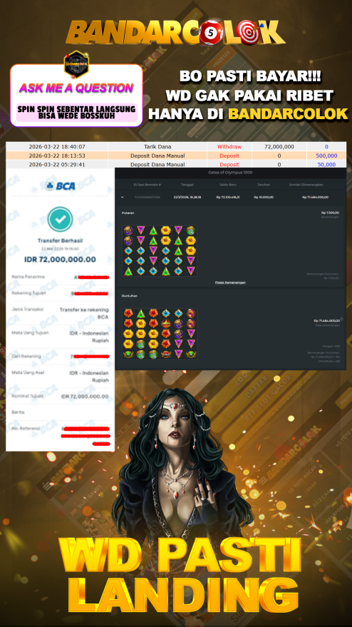 Jackpot SLOT BANDARCOLOK