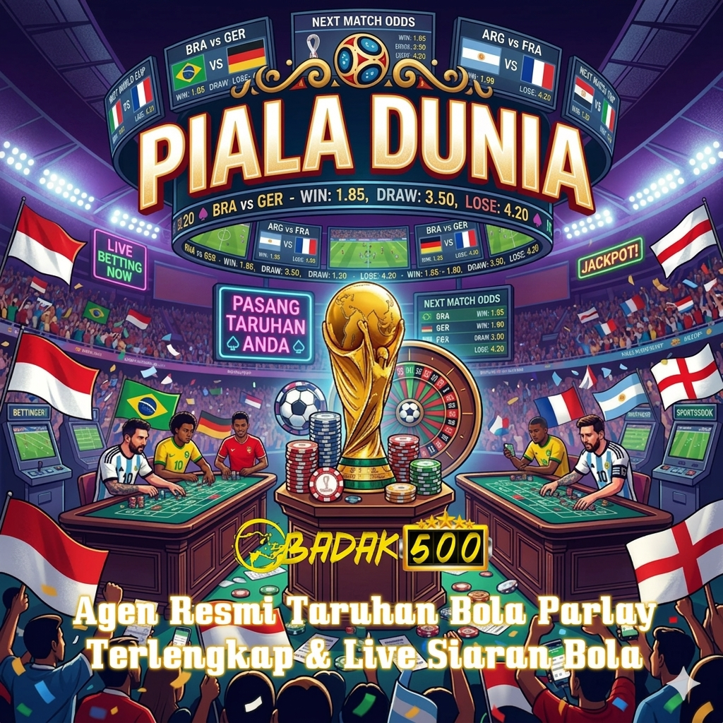 BADAK500 Agen Resmi Taruhan Bola Parlay Terlengkap & Live Siaran Bola