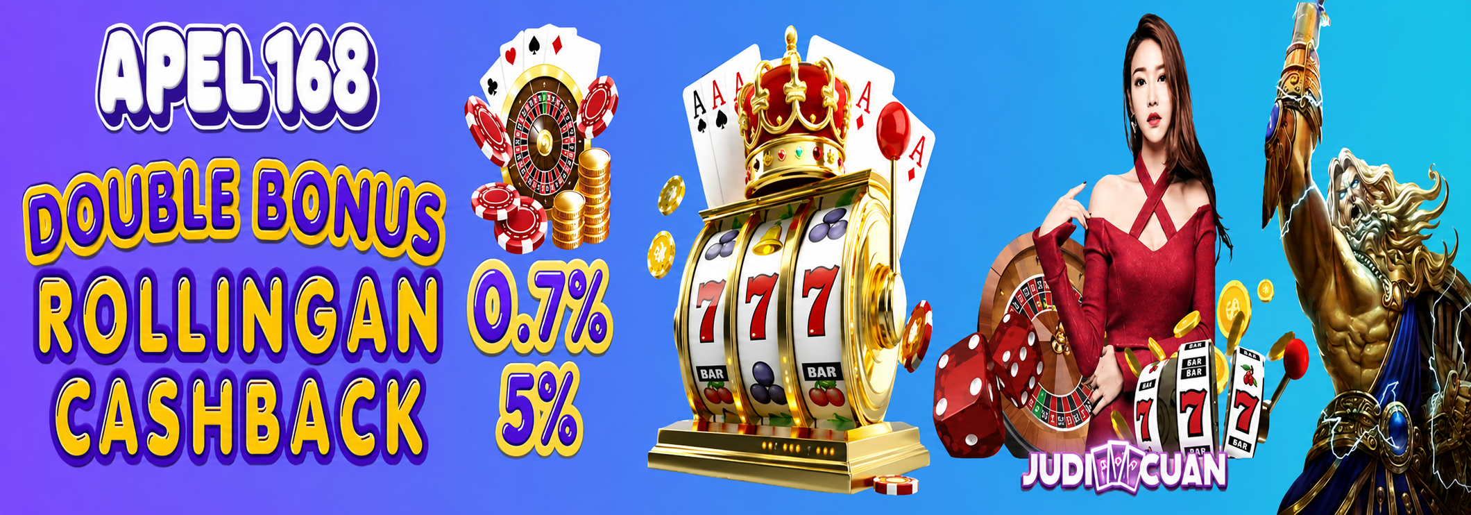 BONUS CASHBACK DAN ROLLINGAN