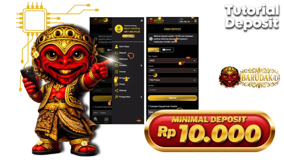 Deposit QRIS BARUDAK4D